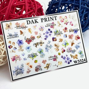 DAK PRINT Слайдер-дизайн для ногтей W3324