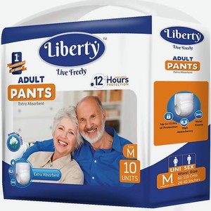 LIBERTY Подгузники-трусики Premium Pants M 10