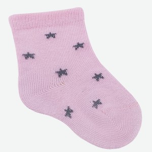 Носки для девочки Акос «Звезды», розовые (10)
