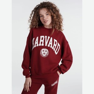 Теплый свитшот с надписью Harvard