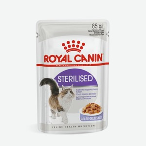 Royal Canin паучи кусочки в желе для кастрированных кошек 1-7лет 28 шт (1 шт.)