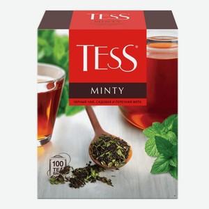 Чай черный Tess Minty 100пак