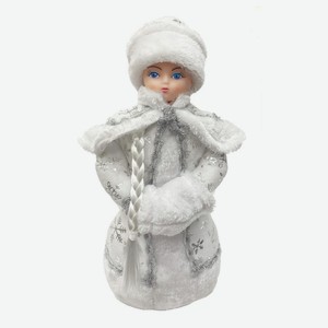 Игрушка-кукла Снегурочка БЕЛАЯ 35 см, в упаковке СН-11