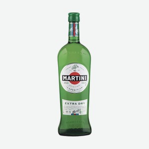 Вермут Martini Extra Dry белый сухой 1 л, 18%