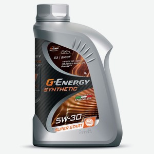 Моторное масло G-Energy Synthetic Super Start 5W-30 синтетическое, 4 л