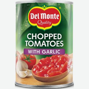 Томаты резаные кусочками в томатном соусе с чеснок