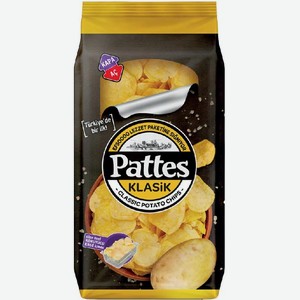 Чипсы картофельные с клаассическим вкусом Паттес 1