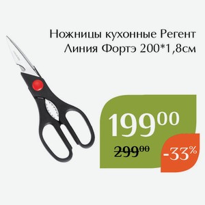 Ножницы кухонные Регент Линия Фортэ 200*1,8см