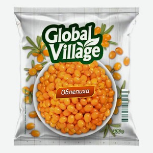 Global Village быстрозамороженная облепиха, 300 г