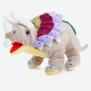 Мягкая игрушка ABtoys «Dino World. Динозавр - Трицераптор» 36 см
