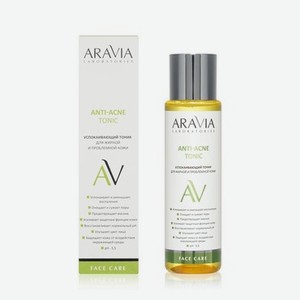 Успокаивающий тоник для жирной кожи и проблемной кожи Aravia Laboratories Anti-Acne 250мл