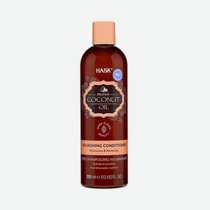 Питательный кондиционер для волос Hask Coconut Oil с кокосовым маслом 355мл