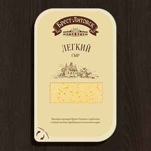 БЗМЖ Сыр  Брест-Литовск  легкий 35% нарезка 150гр