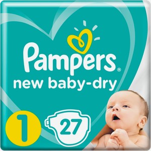 Подгузники Pampers New Baby Dry размер 1 2-5кг 27шт