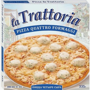 Пицца La Trattoria 4 сыра 335 г