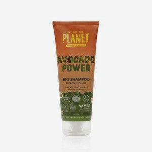 Бессульфатный шампунь для объема и силы волос We Are The Planet Avocado Power 200мл