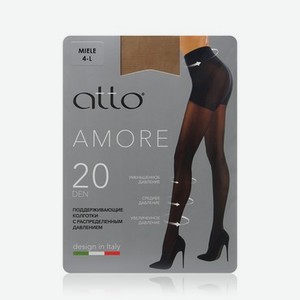 Женские поддерживающие колготки Atto Amore 20den Miele 4 размер