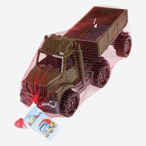 Машинка-тягач «Рыжий Кот» Бизон с прицепом, 31 см
