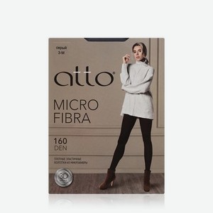 Женские колготки Atto Microfibra 160den Серый 3 размер