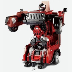Робот 1 Toy трансформирующийся в джип, 30 см, красный Т10860