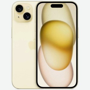Смартфон Apple IPhone 15 128GB желтый Dual Sim