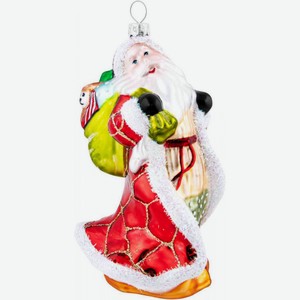 Ёлочное украшение Санта цвет: красный, 14 см