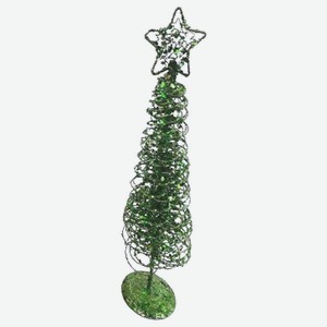 Декоративное украшение XQ23372 Рождественская елка цвет: золотой, серебряный, шампань, зеленый, 25 см