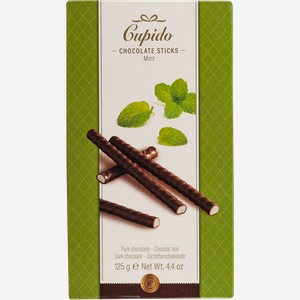 Шоколад шоколадные Купидо палочки с мятой Трианон Шоколатье кор, 125 г