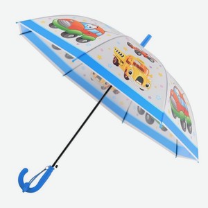 Зонт Мультидом «Любимые машинки» полуавтомат 80 см