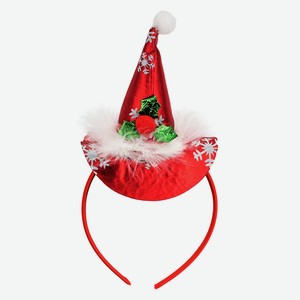 Ободок Santa s World карнавальный шляпа 22*14 см, артNI01130