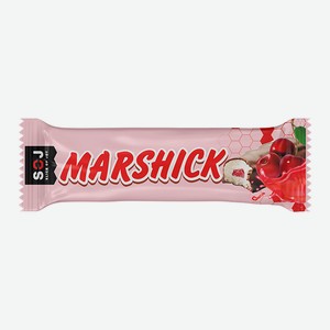 Батончик Soj Marshmallow шоколадный с вишневой начинкой 30 г