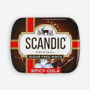 Конфеты освежающие Scandic Cola 14 г