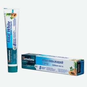 Зубная паста Himalaya Herbals Total White Отбеливающий уход 50 мл