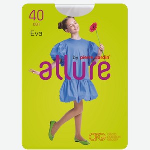Колготки детские All Eva, 40 ден, цвет белый, размер 128-140