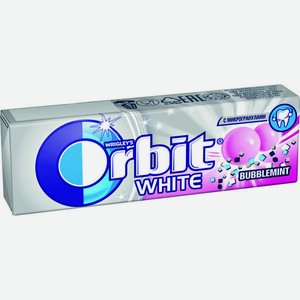 Жевательная резинка Orbit White Bubblemint, 1 14 г