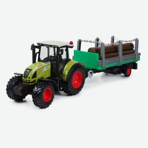 Машинка Mobicaro 1:32 Claas Tractor с прицепом 144016 Mobicaro