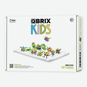 Конструктор Qbrix Kids Мир букашек 30020