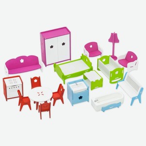 Набор развивающий Alatoys Мебель для кукол НКМ01