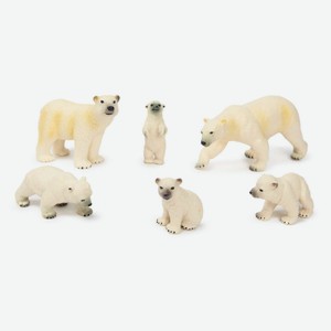 Набор фигурок Attivio Белые медведи