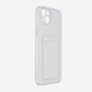 Чехол Zibelino для APPLE iPhone 14 Plus Silicone Card Holder Transparent ZSCH-IPH-14-PL-CAM-TRN