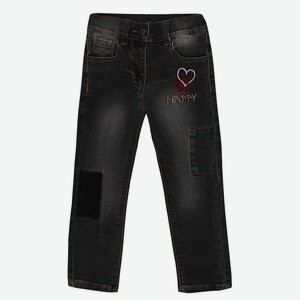Брюки джинсовые для девочки Bonito kids, серые (98)