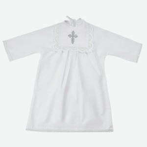 Крестильное платье для девочки Be2Me, белое (62-68)
