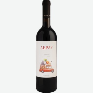 Вино Купаж темный Абрау красное сухое 14.5% 750мл