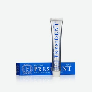 Зубная паста для чувствительных зубов PresiDENT Sensitive 75г. Цены в отдельных розничных магазинах могут отличаться от указанной цены.