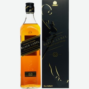 Виски Johnnie Walker Black Label 12 лет 40% 700мл