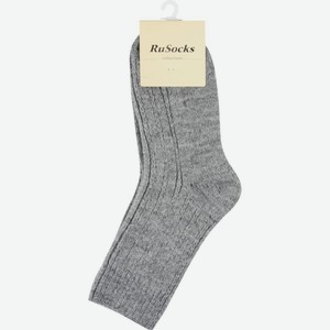Носки женские RuSocks с узором Цепочка цвет: серый, 38-39 р-р