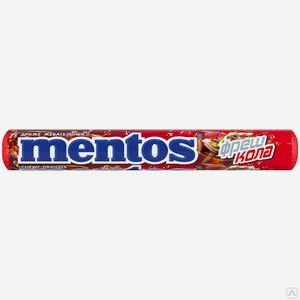 Жевательное драже Mentos «Фреш Кола» 37 г