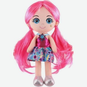Мягкая игрушка Кукла Глория с Ярко-Роз.Волос.в Пла