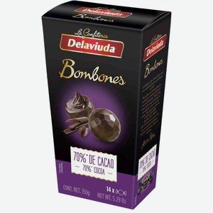 Конфеты Delaviuda Горький шоколад, 150 г
