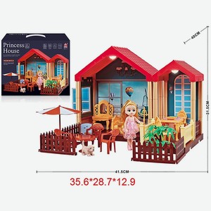 Кукольный домик  Дом принцессы , 35,6х28,7х12,9, арт.109575